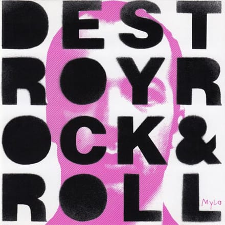 CD MYLO - Destroy Rock & Roll BFD007CD Breastfed 2004 VK Dans & Electronica Gebruikt pink