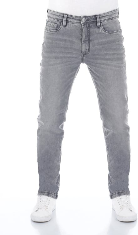 riverso Heren Jeans Broeken RIVChris regular/straight Fit Grijs Volwassenen Denim Jeansbroek