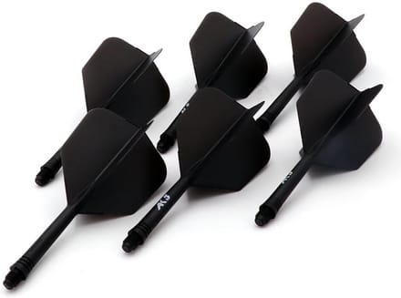 Dartpijlen Assortiment: Set van 6 Geïntegreerde Shafts en Flights