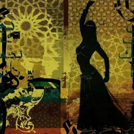 Safaary - Arabische Schilderij Oriental Belly dancer