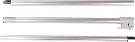 ESVO nokstok - 165 tot 245 cm - 25/22 mm - met ogen - aluminium