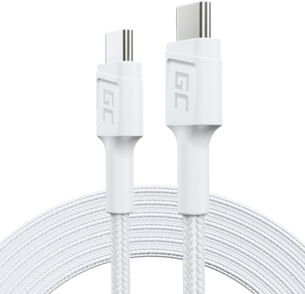 Green Cell KABGC29W USB-kabel USB 3.2 Gen 1 (3.1 Gen 1) 2 m USB C 0,48 Gbit/s 60 W Wit