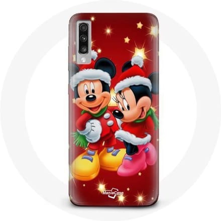 Coque - Maniacase - Samsung Galaxy A50 - Mickey Mouse - Souple - Protection et décoration noir