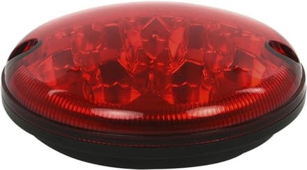 ProPlus Mistachterlicht - LED - 12V & 24V - Ø 95 mm - Rood - IP67