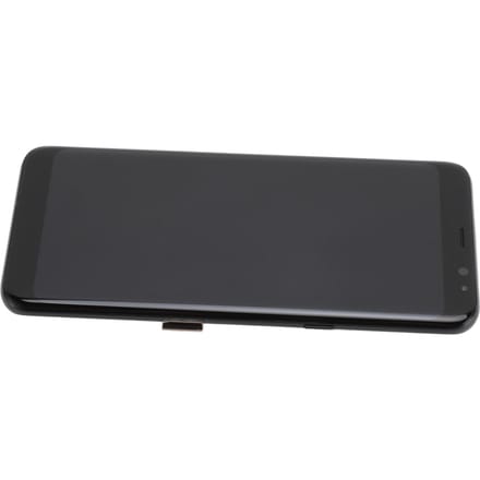 Assemblage d'écran avec kit d'outils de réparation d'empreintes digitales Écran LED tactile anti-rayures pour Galaxy gray