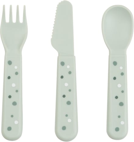 Done By Deer Happy Dots Bestekset - Green