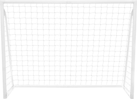 Voetbaldoel - wit - 240x182cm - inclusief draagtas en doelscherm