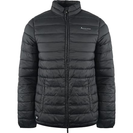 Aquascutum Heren Logo Gevoerde Jas (Zwart)