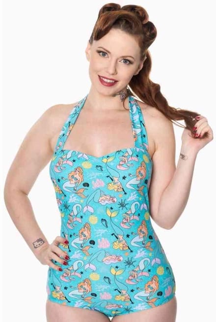 Dancing Days - UNFORGETTABLE Badpak - L - Blauw