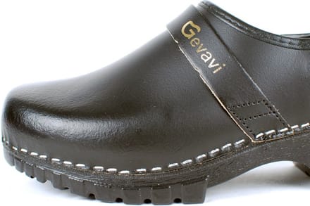 Schoenklomp | merk Gevavi | model Next | PU Zool | kleur zwart