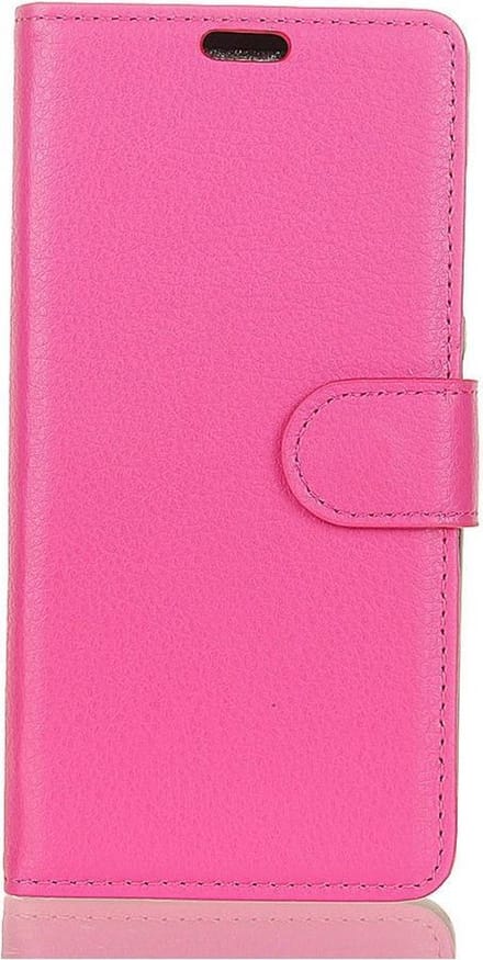 Shop4 - Sony Xperia L2 Hoesje - Wallet Case Lychee Roze