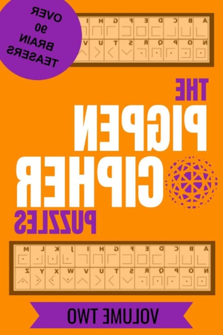 Pigpen Cipher Puzzles - Code Breaker Boek - Hersenen Trainen - Oude Geheime Code - 15.24 x 22.86 cm - Cover