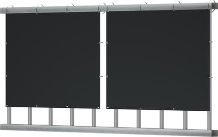 Zonnepaneel Verticale doe-het-zelf zonnepaneelset "Balkon", 400 W (2 x 200W)