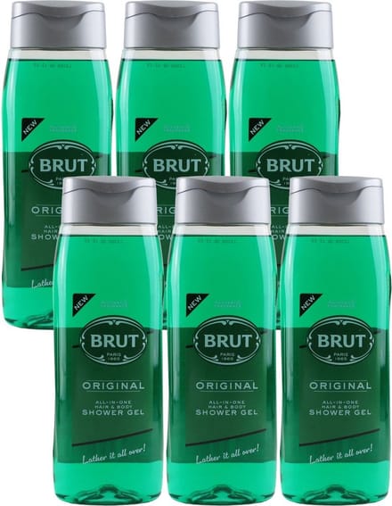 Brut 3in1 Douchegel XXL - 6 x 500 ml