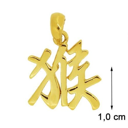 Blinx Jewels Vergulden Hanger Chinese Horoscoop Aap