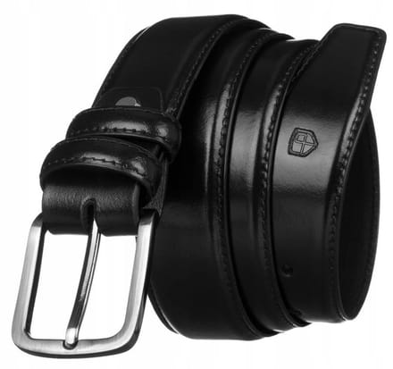 Peterson - Lederen Brede Riem - Klassieke Gesp - 100cm