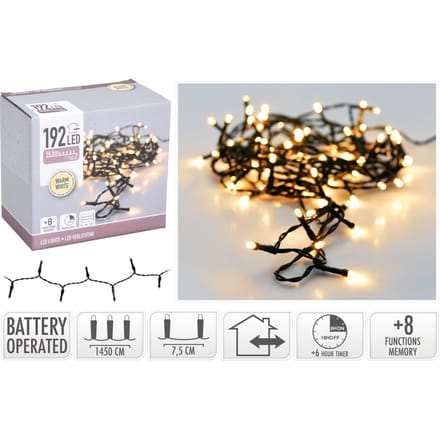DecorativeLighting LED verlichting - 192 LED - Warm Wit