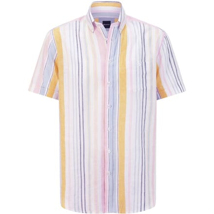 Babista herren Overhemd Met Korte Mouwen - 43/44 - wit - Plus Size