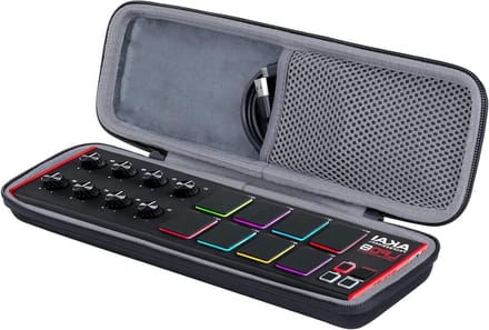 Duurzame Hard Travel Case voor USB MIDI Keyboard Controller, Bescherming en Opbergruimte voor LPD8