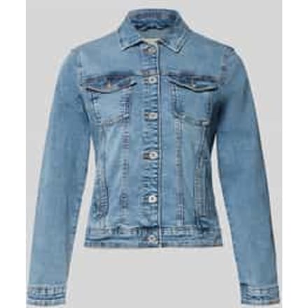 Tom Tailor - Spijkerjasje met steekzakken - Maat M - Clean Light Stone Blue Denim