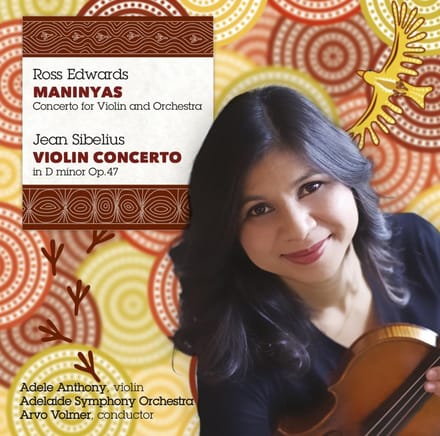 Adele Anthony, Adelaide Symphony Orchestra, Arvo Volmer - Edwards: Concerto For Violing And Orchestra | Sibelius: Violin Concerto (CD)