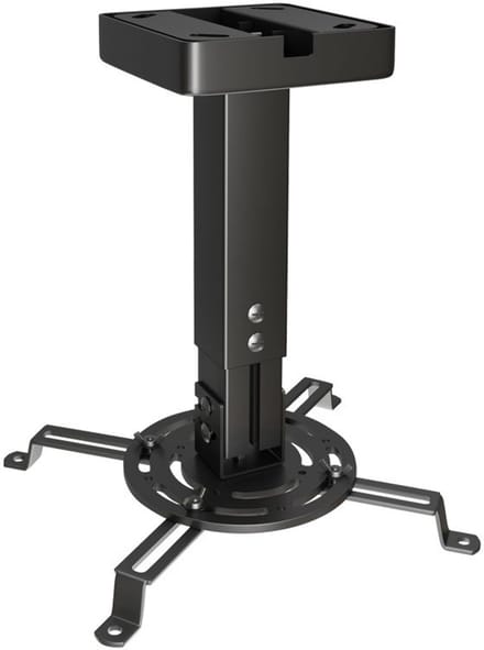 Projector Plafondhouder - Uittrekbare Beugel - Thuisbioscoop Instellen - Verstelbare Hoek - 25-35 cm - Zwart