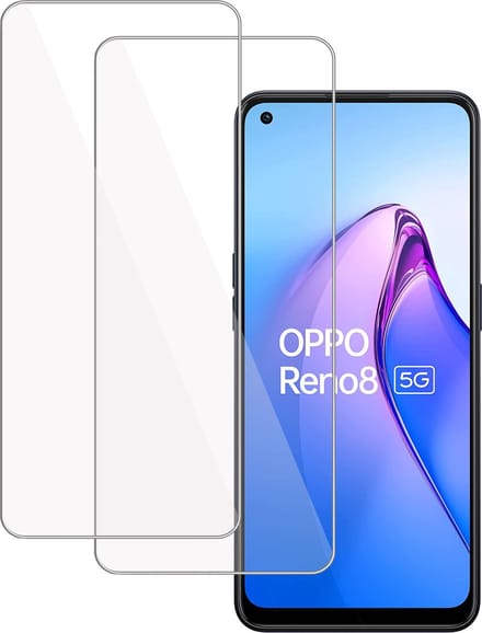 2x Screenprotector geschikt voor OPPO Reno 8 – Gehard Glas - Proteqt+