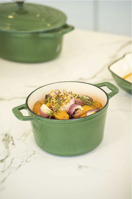 Cosy & Trendy Castard kookpot - Glansgroen - Gietijzer 4,5L