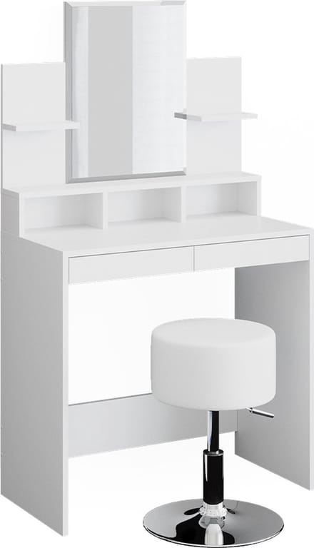 Vicco Ania Kaptafel – 80 cm met krukje Wit