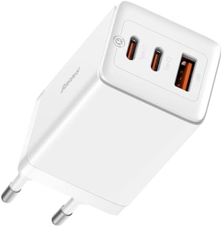 Baseus 65W GaN-oplader Snel opladen Type C PD-oplader USB-oplader QC4.0 Draagbare snellader voor laptop iPhone 17 16 15 14 13