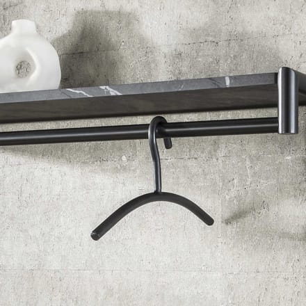 Kledinghanger Gunmetal Ronde Buis 45 cm
