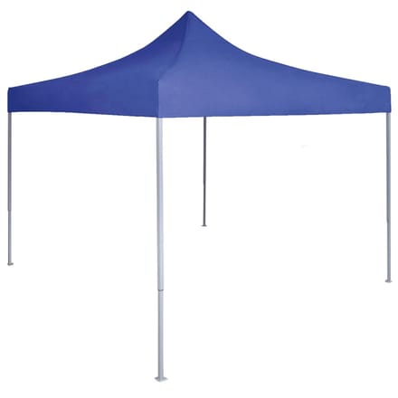vidaXL - Partytent - professioneel - inklapbaar - 2x2 - m - staal - blauw