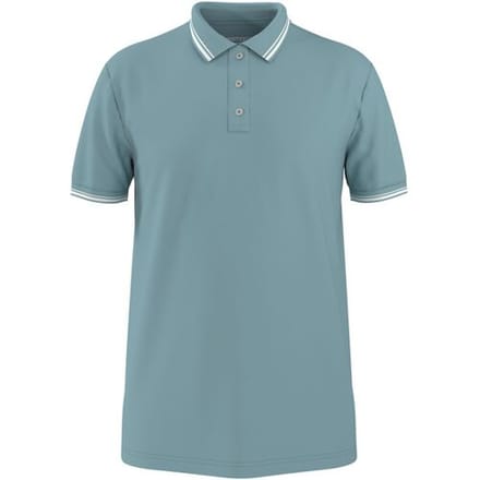 ESMARA MEN Piqué heren polo (Blauw, M)