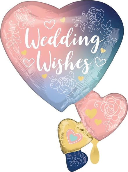 Amscan Folieballon Supershape Twilight Lace Wedding 48 Cm