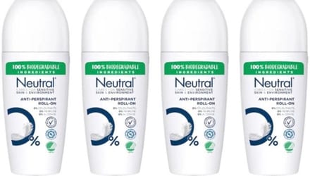 Neutral - Deodorant - Roller - Sensitive Skin - 50ml x 4