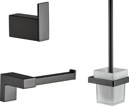 Plieger Altea Toiletset – Wandmontage – Compleet – Matzwart
