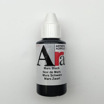 Acrylverf Ara 100ml - Mars Zwart - A370