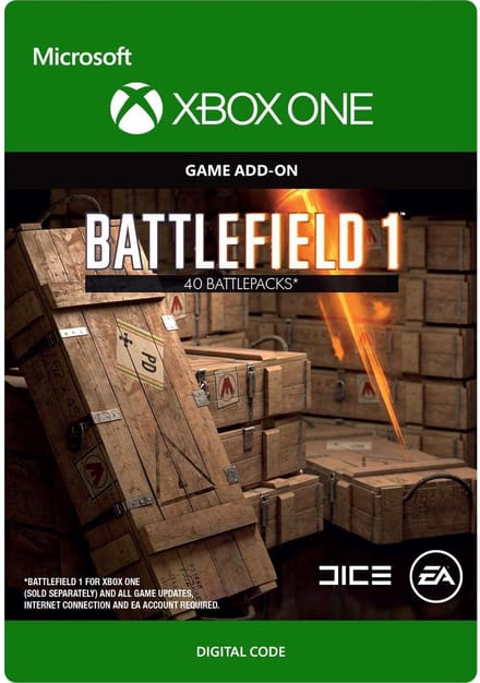 Battlefield 1: Battlepack X 40 - Consumable - Xbox One - Niet beschikbaar in Belgie