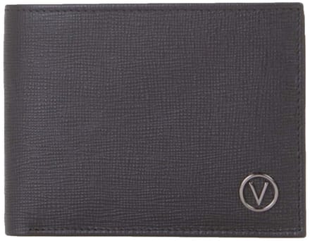 VALENTINO Leren Portemonnee Plama Wallet Nero Zwart