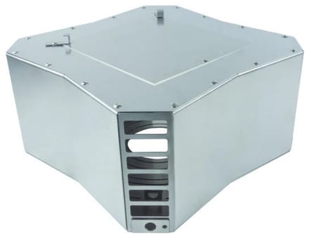 Ventura CV Installatiemateriaal Schoorsteenkap Square RVS laag model
