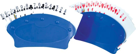 Speelkaarten houder set van 2 - Blauw