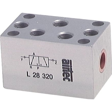 3/2 M5 Bistabiele Lucht Pilot Ventiel 0-10bar/0-140psi Airtec