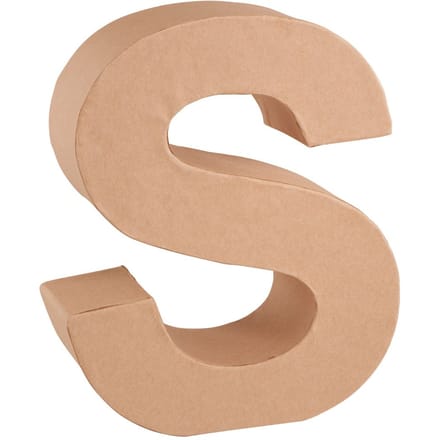 Kartonnen brief - Letter "S"
