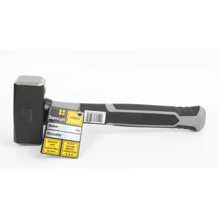 Sencys Moker Glasvezel 1kg Grijs