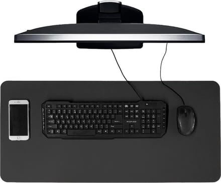 IVOL Bureau onderlegger 40x85 cm PU leer Zwart - Bureau Organizer