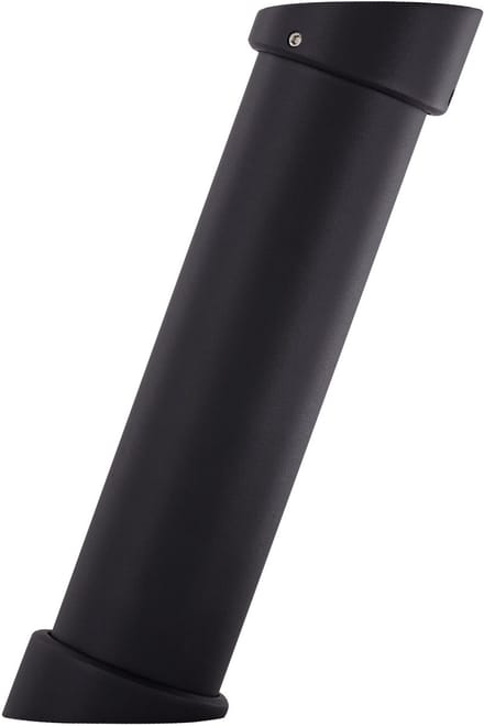 Barconsole schuin 21° hoogte 200 mm / Ø 50 mm zwarte counterbasis barconsole counterbasis van SOTECH
