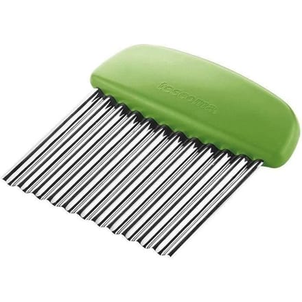 Découpe légumes - Presto - Modèle ondulé - Acier inoxydable - 100 mm x 100 mm - 1 pièce