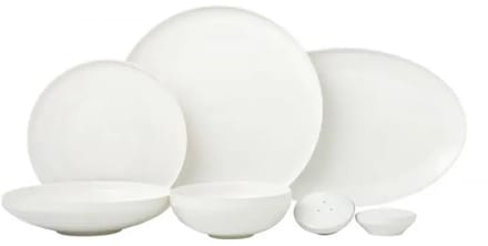 Bricard Canet Serviesset - 27-delig - Wit - Porselein