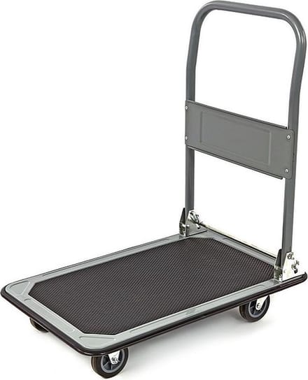 Plateauwagen met remmen
