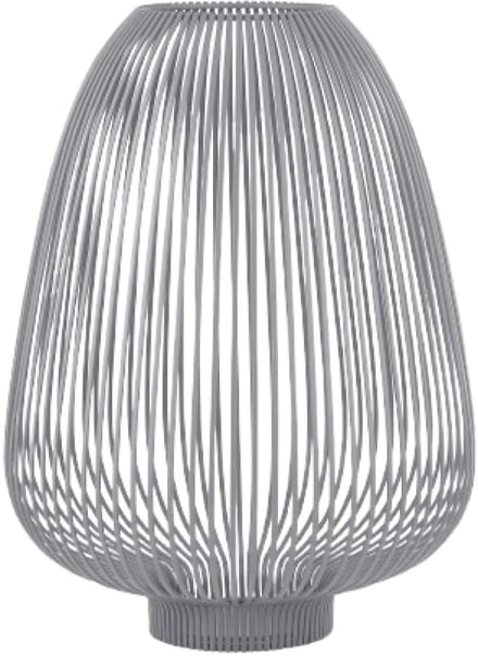 Blomus LYVA Lantaarn - H 45 cm, Ø 33 cm (L) - Steel Gray